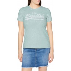 Superdry Damen Vl Tonal Satin Tee T-Shirt Bekleidung