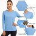 TACVASEN Damen UPF 50+ Sonnenschutz Shirt Langarm T-Shirt Leichtes Outdoor Rashguard Bekleidung