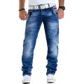 Cipo & Baxx Herren Jeans Hose mit Reißverschlüssen Bekleidung