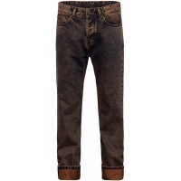 King Kerosin Herren Denim Jeans | Dirt Washed | 5Pocket | Vintage Look Scott Bekleidung