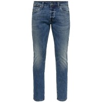ONLY & SONS Male Regular fit Jeans ONSWeft Blue Bekleidung