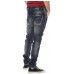 Replay Herren Jeans AROTT MA954 Slim Low Crotch Blau Denim-32W 34L Bekleidung