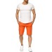 EGOMAXX Herren Chino Shorts Capri Bermuda Kurze Sommer Hose Minimalist Bekleidung