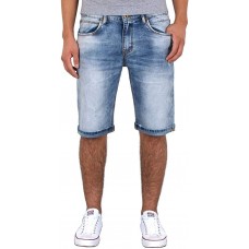 ESRA Herren Jeans Shorts Herren Kurze Hosen Herren Kurze Jeans Hose Bermuda Shorts Sommer Hose A370 Bekleidung