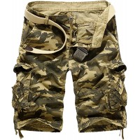 FLYF Cargo Shorts Herren Bermudas Sommer Cargo Hose Männer Kurze Camouflage Hosen Bekleidung