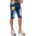OneRedox Herren Shorts Bermuda Jeansshorts Destroyed Wash Clubwear Modell E7507 Bekleidung