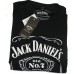 Jack Daniel's Whiskey Old No. 7 Tenessee Label Adult Black T-Shirt Bekleidung