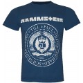 Rammstein Herren T-Shirt EST. 1994 Offizielles Band Merchandise Fan Shirt Navy mit weißem Front Print Bekleidung