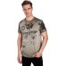 Rusty Neal Batik Herren T-Shirt Front Logo Print Herren Shirt Verwaschen Kurzarm S M L XL XXL 156 Bekleidung