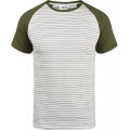 !Solid Sten Herren T-Shirt Kurzarm Shirt mit Streifen und Rundhalsausschnitt aus 100% Baumwolle Bekleidung