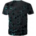 UNIFACO Unisex 3D Druck Herren T-Shirts Sommer Tees Shirts Beiläufige Tops für Männer S-3XL Bekleidung