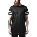 Urban Classics Herren Stripe Mesh Tee T-Shirt Bekleidung