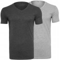 2 x Herren T-Shirt Shirt Pack Doppelpack Kurzarm Top Bekleidung