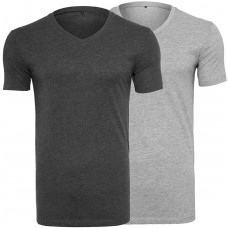 2 x Herren T-Shirt Shirt Pack Doppelpack Kurzarm Top Bekleidung
