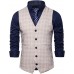 AOYOG Herrenweste für formelle Business-Anzug 5 Knöpfe normale Passform für Anzug oder Smoking Bekleidung