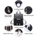 Artwell Damen Leder-Rucksack Geldbörse Mode Schultertasche Damen Rucksack Schultasche für Mädchen Weiß - weiß - Größe M Schuhe & Handtaschen