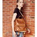 CLUCI Rucksack Damen Leder Mode Diebstahlsicherer Reiserucksack Schultertasche für Frauen 2 in 1 Braun Schuhe & Handtaschen