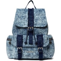 Desigual Damen Back Galaxy Tribeca Rucksackhandtasche Blau Navy Schuhe & Handtaschen