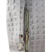 Freyday 2 in 1 Handtasche Rucksack Henkeltasche aus Echtleder in versch. Designs HR03 Kroko Grau Schuhe & Handtaschen