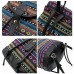 MIOIM Damen Rucksack Umhängetasche Frauen Ethnischen Stil Gedruckt Patchwork Rucksackhandtasche Schuhe & Handtaschen