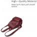 NICOLE & DORIS Damen Lederrucksack Lässiger Damenrucksack für Damen Rucksackbeutel für Damen Weinrot Schuhe & Handtaschen
