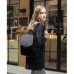 SDINAZ Damen Rucksackhandtaschen Mode PU-Leder Reiserucksack reise schulrucksack Schwarz Schuhe & Handtaschen