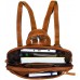 STILORD 'Olivia' City Rucksack Damen Leder Daypack Kleiner Lederrucksack Rucksackhandtasche zum Ausgehen für 9 7 Zoll iPads und 10 1 Zoll Tablets echtes Leder FarbeBrandy - braun Schuhe & Handtaschen
