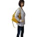 AmbraModa GL030 - Damen echt Ledertasche Handtasche Schultertasche Beutel Umhängtasche Orange Schuhe & Handtaschen