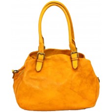 BZNA Bag Linn gelb Schultertasche Italy Designer Damen Handtasche Tasche Leder Bag Neu Schuhe & Handtaschen