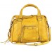 BZNA Bag Simona gelb Italy Designer Damen Ledertasche Handtasche Schultertasche Tasche Leder Beutel Neu Schuhe & Handtaschen
