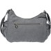 Christian Wippermann Damenhandtasche Schultertasche aus Canvas Grau Schuhe & Handtaschen