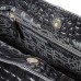 Liebeskind Berlin Damen Chelsea Shopper Kroko Handtasche Schwarz Black Medium Schuhe & Handtaschen