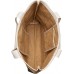 majnberg Kraft-Papier-Tote Bag in braun vegane robuste Tasche im Vintage-Stil wasserfester Alltagsshopper aus Zellulose mit Leder-Optik und Canvas-Gurten Schuhe & Handtaschen