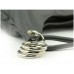 OBC Made in Italy Damen Echt Leder Shopper Tasche Ledertasche Handtasche Henkeltasche Schultertasche Grau Schuhe & Handtaschen