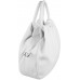 OBC Made in Italy Damen Ledertasche Hobo Bag Shopper Vintage Tote Bag Handtasche Umhängetasche Schultertasche Beuteltasche Crossbody Weiß Schuhe & Handtaschen