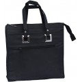 Shopper Jana schwarz handliches Shopping Bag für den kleinen Einkauf Schuhe & Handtaschen