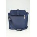 Belli kleine edle italienische Leder Handtasche Umhängetasche in blau - 18x20x8 cm B x H x T Schuhe & Handtaschen