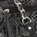 Gabor Umhängetasche Damen Schwarz Bahia 21x8x16 cm Tasche Schultertasche Snake Schuhe & Handtaschen