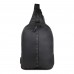 Bugatti Blanc Sling Bag Herren - Crossbag Sportliche Brusttasche für Männer - Crossbody Crossover Tasche Schwarz Schuhe & Handtaschen