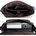 Estarer Umhängetasche Laptoptasche 15.6 Zoll für Arbeit Uni aus Canvas Grau Schuhe & Handtaschen