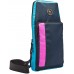 Fossil-Sport-Schultertasche aus dunkelblauem pinkfarbenem Polyester für Herren MBG9506406 Schuhe & Handtaschen