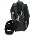 Kleine Umhängetasche für Männer Schultertasche Herren Tasche schwarz crossover Bag auch als Gürteltasche tragbar 2361 Schuhe & Handtaschen