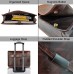 Rustic Town Umhängetasche Aktentasche Laptoptasche 15 Zoll aus echtem Leder im Vintage Look - Dunkelbraun Schuhe & Handtaschen