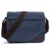 SDINAZ Retro Messenger Bag Umhängetasche Schultertasche 13.3 Zoll Laptoprucksäcke Herren Frauen Tasche Kuriertasche DE965 Blau Schuhe & Handtaschen